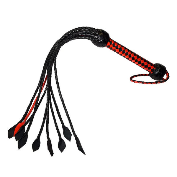 Prowler RED Short Handle Black & Red flogger