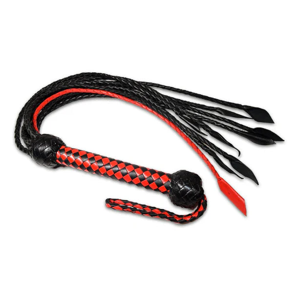 Prowler RED Short Handle Black & Red flogger