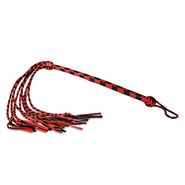 Prowler RED Long Handle Black & Red flogger