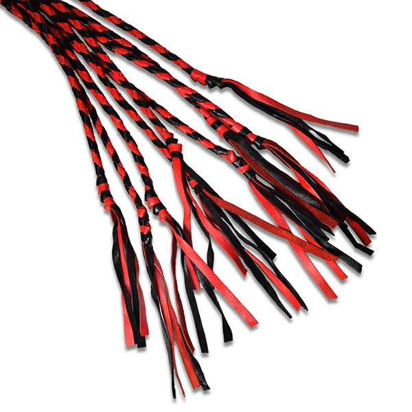 Prowler RED Long Handle Black & Red flogger