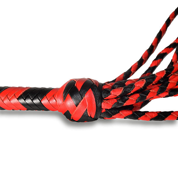 Prowler RED Long Handle Black & Red flogger