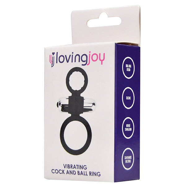 Loving Joy Vibrating cock & ball ring