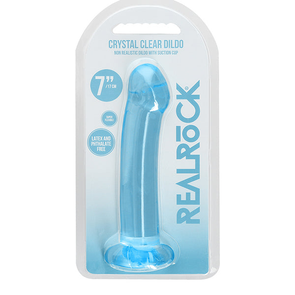 RealRock Crystal Clear 7" dildo