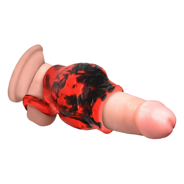 Creature Cocks Hell Hound penis sleeve with ballstrap