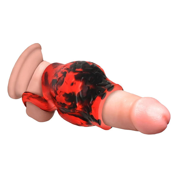 Creature Cocks Hell Hound penis sleeve with ballstrap